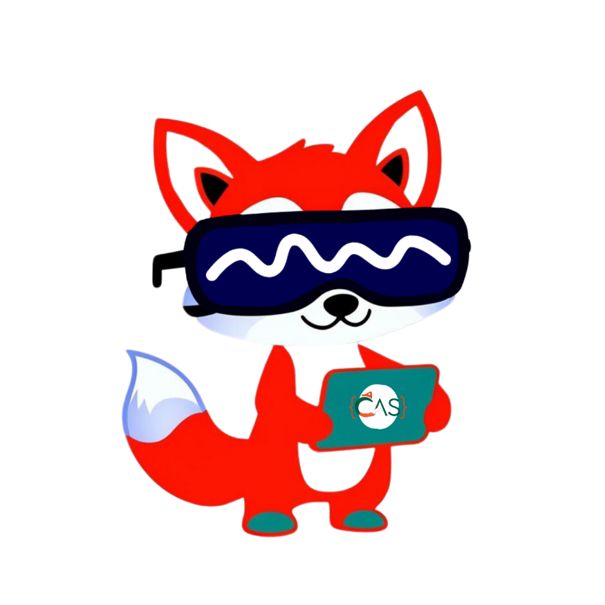 Zorro de Tecnocas con gafas VR